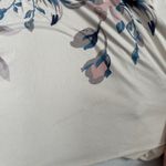 Cloth & Portrait Floral Faux Suede Open Lightweight Waterfall Cardigan Size M Photo 8