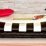 Betsey Johnson  "Luv Betsey" Striped Crossbody
Bag with Embroidered Rose 🌹 Photo 3