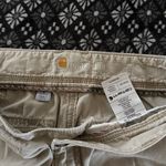 Women’s Carhartt Cargo Straight Pants White Size 8 Photo 4
