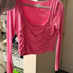 Wilfred Aritzia pink long sleeve going out top Photo 0