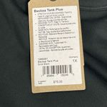 prAna Black Becksa Tank Plus w Compression Fabric - 1X - NWT Photo 3