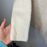 Madewell Mercer Ivory Thick Knit Wool Blend Turtleneck Sweater Sz S Photo 13