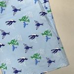 Faded Glory  NWT Sz 2X Blue - Bird Print Organic Convertible Lounge Pajama Pants Photo 3