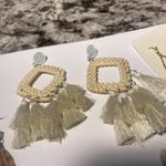 Dress Up Lot Of 4 Women’s Costume Earrings Pierced Dangle Drop - Mixed Materials  Photo 3