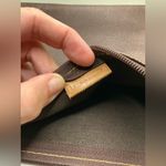 Mario Valentino A Very Rare HTF  Vintage Zip Leather Cosmetic Travel Bag Pouch Photo 3