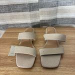 Joie ‎ Nolita Beige Linen Square Toe Sandals Size 9.5 Photo 2