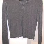 Brandy Melville grey button sweater Photo 0