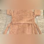 Free People Women’s Cuff It Faux Fur Teddy Long Coat Size L, Dusty Pink, NWT Photo 7