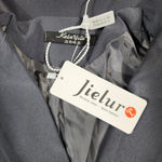 Kela Yila Jielur Women's Grey Business Blazer Long Sleeve One Button Gray Size L Photo 3