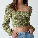 LA Hearts Long Puff Sleeve Bodice Top Photo 0