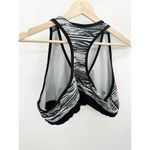 Zumba Womens XXL Sports Bra Black Racerback Workout Training Deep V Low Impact Photo 1