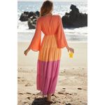 Anthropologie PQ Swim Lila Multicolor Tiered Maxi Dress Size Xs/S Photo 2