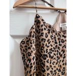J.Crew  Leopard Scalloped Adjustable Straps Racerback Camisole Cami Top Size 6 Photo 7