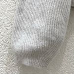 Banana Republic 551630-02 Light Gray Cropped Ribbed Ballon Sleeve Sweater Size L Photo 5