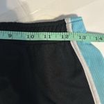 Women’s Large Black Light Sky Blue Athletic Shorts Photo 5