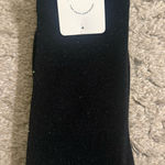 Aerie  Black Glitter Sparkle Christmas Holiday Crew Socks Photo 0