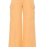 Hudson Jeans RTR sz 27 / 4 Hudson Orange Cargo Pants high rise creamsicle denim jeans Photo 0
