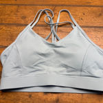 Light Blue Strappy Sports Bra Size M Yoga Workout Fitness Athleisure Size M Photo 0