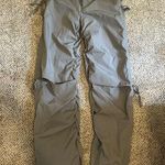 Gray Track Pants with Articulated Knees and Durable Fabric Photo 0