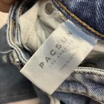 PacSun  Distressed Denim Jeans Womens Blue High Rise Straight Leg Cotton Photo 3