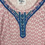Anthropologie  Holding Horses Vintage Western Aztec Print Pink Tunic Top Size XS Photo 3