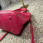 Bebe  Fabiola Pink Mini Dome Crossbody Satchel with Card Case Photo 1