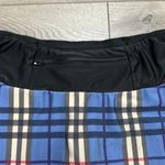 SparkleSkirts 15” High Rise Blue Plaid Running Tennis Skirt Skort Size Medium Photo 3