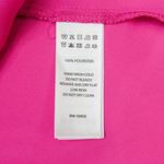 Sincerely Jules Hot Pink Satin Halter Top Wrap Neck Sleeveless Blouse Medium Photo 4