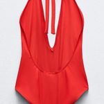 ZARA  Halter One-Piece Swim Photo 1