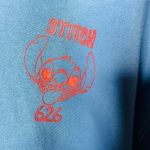 Disney Parks Womens Stitch 626 Hoodie Sweat Shirt Blue XL u Photo 2