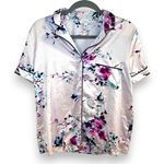 In Bloom by Jonquil satin floral pajama button front top Pink Size undefined Photo 0