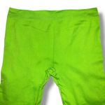 No Boundaries  Womens Footless Tights Neon Green Ankle Length Large 11 13 Photo 4