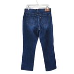 Levi's  505 Mid Rise Straight Leg Jeans Pockets Dark Wash Blue Denim Size 31 Photo 1