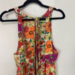 Natural Life Halle Printed Halter Maxi Dress in Fuchsia Floral - Size M Photo 6