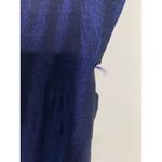 Vintage Navy Blue ? Taffeta 50s 60s Dress Handmade Ruched Bodice Size XS Photo 7