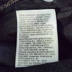 Old Navy  Black Metallic Straight Leg Pants Size 8 Metallic OG Loose Jeans Photo 7