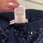 Victoria's Secret Victoria Secrets Navy Blue Sequins Sleep Shorts M Photo 8