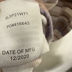 Shyanne  Flannel Button Up Shirt Womens Med Pastel Check Plaid Cotton Lace Trim Photo 8