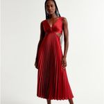 Abercrombie & Fitch Abercrombie Giselle Pleated Cut-Out Maxi Dress Photo 3