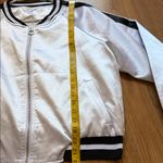 Zeagoo  White and Black Bomber Jacket Photo 8