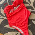 Tempt Me Sexy Cutout Swimsuit for Women High Cut Monokini Tie Knot Front Bathing Suit Photo 5