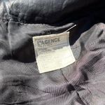 L'Agence L’Agence grunge off black leather collared full zip up jacket 
Women’s 2 Photo 3