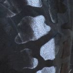 T Tahari Womens Bodycon Dress Blue Burnout Cut Out Velour Sleeveless Sexy Zip M Photo 1