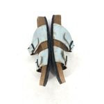 Birkenstock  Sydney Light Blue Leather Women's Size 37 Photo 4