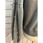 Hollister Sweatshirt Pullover Medium Gray Beaded Long sleeves Preppy 90s Y2K Photo 6