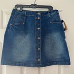 Frye Women’s Dark Blue Denim Skirt Size 16 Photo 0