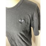 CDG Comme des Garcons Play Shirt Large Black Short‎ Sleeve Heart Single Stitch Photo 7