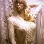 Gorgeous Semi Sheer Long Sleeve Hoodie | Shirt | Top Size M Photo 0