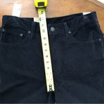 Levi's Levi’s Woman’s Corduroy High Waisted Mom Jeans Black Size 30 X 30/ New Photo 6