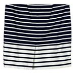 J.Crew Striped Nautical A Lined Knee Length Pencil Skirt Back Zip 2 Blue White Photo 6